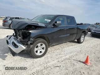 2023 Ram 1500 Tradesman z VIN 1C6RRENT7PN619731, wystawiony jako Copart lot #78860054 z przebiegiem Nie podano mil oraz Szkoda całkowita • Salvage title. Historia ofert i sprzedaży dostępna na DreamBid. Obrazek 1.