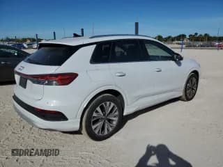 ✅ 2023 Audi Q4 e-tron • VIN: WA1ACBFZ9PP048203 • Lot: 77929373. Listed on Copart with 6,045 mi. Free auction sales archive from the USA and detailed vehicle history report at DreamBid. Image 3.