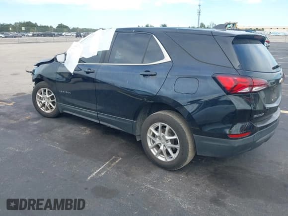 ✅ 2022 Chevrolet Equinox LT • VIN: 2GNAXKEVXN6105652 • Lot: 43604463. Wystawiony na IAAI z przebiegiem 132 719 mil. Bezpłatny archiwum sprzedaży aukcyjnych z USA i szczegółowy raport historii pojazdu na DreamBid. Zdjęcie 3.