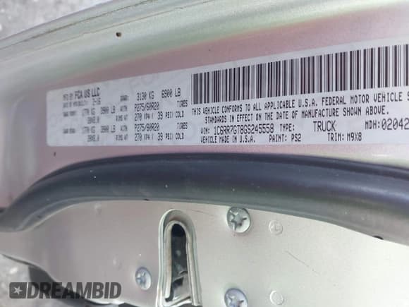 ✅ 2016 Ram 1500 Big Horn • VIN: 1C6RR7GT8GS245558 • Lot: 43911138. Listed on IAAI with 239,126 mi. Free auction sales archive from the USA and detailed vehicle history report at DreamBid. Image 9.