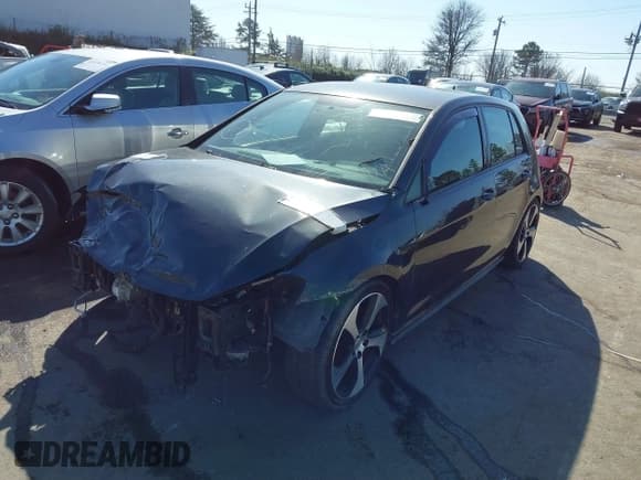 ✅ 2016 Volkswagen Golf GTI S • VIN: 3VW4T7AU4GM059611 • Лот: 41495470. Опубликован ранее на IAAI с пробегом 126 128 миль. Бесплатный доступ к архиву аукционных продаж из США и подробный отчёт об истории автомобиля на DreamBid. Изображение 2.