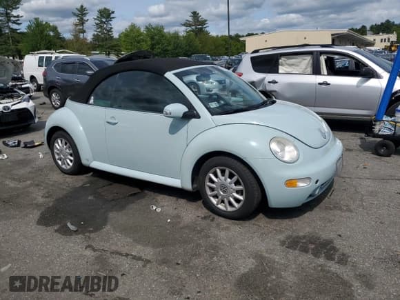 ✅ 2005 Volkswagen Beetle GLS • VIN: 3VWCM31Y25M362307 • Lot: 58468645. Wystawiony na Copart z przebiegiem 99 972 mil. Bezpłatny archiwum sprzedaży aukcyjnych z USA i szczegółowy raport historii pojazdu na DreamBid. Zdjęcie 4.