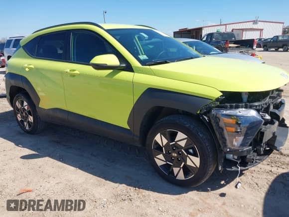 2024 Hyundai Kona SEL with VIN KM8HBCAB5RU158592, listed as a IAAI auction lot 41647759 with 21,324 mi miles and . Bid and sale history available at DreamBid. Image 1.