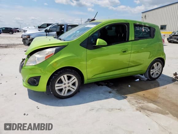 ✅ 2014 Chevrolet Spark LS • VIN: KL8CA6S99EC593395 • Lot: 68393015. Listed on Copart with 106,375 mi. Free auction sales archive from the USA and detailed vehicle history report at DreamBid. Image 1.