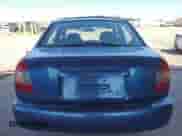 2002 Hyundai Accent GL with VIN KMHCG45C32U332833, listed as a Copart auction lot 66539644 with 69,763 mi miles and Salvage title. Bid and sale history available at DreamBid. Image 6.