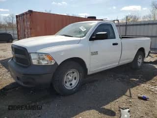 2017 Ram 1500 Tradesman with VIN 3C6JR6DG3HG622305, listed as a Copart auction lot 52260445 with 89,831 mi miles and Salvage title. Bid and sale history available at DreamBid. Image 1.