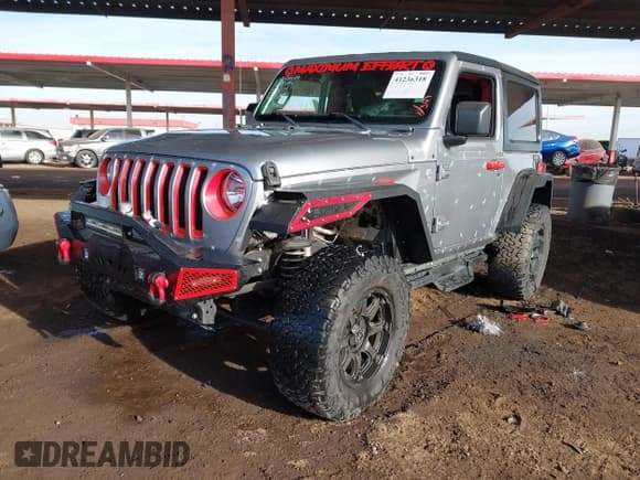 ✅ 2020 Jeep Wrangler Sport S • VIN: 1C4GJXAN9LW135767 • Lot: 41236318. Listed on IAAI with 62,951 mi. Free auction sales archive from the USA and detailed vehicle history report at DreamBid. Image 17.