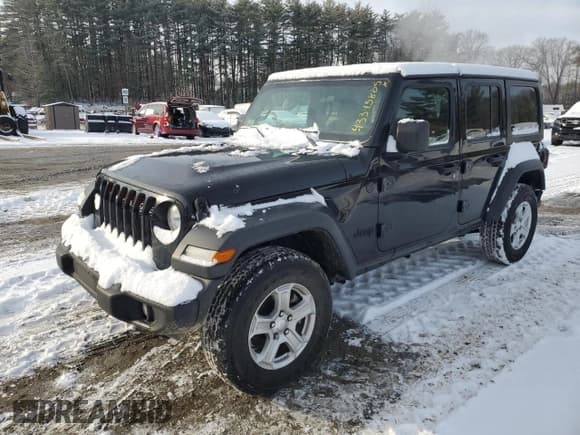 ✅ 2022 Jeep Wrangler Unlimited Willys Sport • VIN: 1C4HJXDN0NW207099 • Лот: 43395805. Опубликован ранее на Copart с пробегом 55 529 миль. Бесплатный доступ к архиву аукционных продаж из США и подробный отчёт об истории автомобиля на DreamBid. Изображение 1.