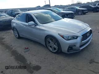 ✅ 2018 Infiniti Q50 Luxe • VIN: JN1EV7AP5JM361782 • Lot: 43777456. Listed on IAAI with 30,887 mi. Free auction sales archive from the USA and detailed vehicle history report at DreamBid. Image 1.