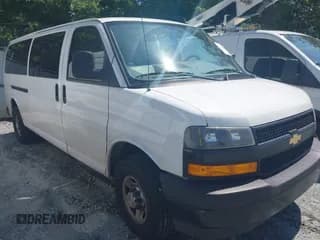 ✅ 2023 Chevrolet Express Passenger LS • VIN: 1GAZGNFP7P1133565 • Lot: 42298735. Listed on IAAI with 132,269 mi. Free auction sales archive from the USA and detailed vehicle history report at DreamBid. Image 1.