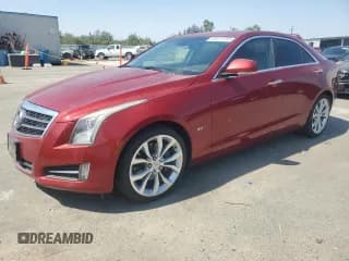 ✅ 2014 Cadillac ATS Performance RWD • VIN: 1G6AC5SX4E0155728 • Lot: 80317265. Listed on Copart with 99,238 mi. Free auction sales archive from the USA and detailed vehicle history report at DreamBid. Image 1.