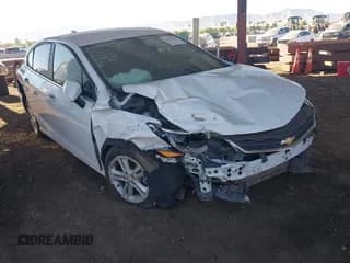 ✅ 2017 Chevrolet Cruze LT • VIN: 3G1BE6SM6HS506538 • Lot: 43493127. Listed on IAAI with 126,500 mi. Free auction sales archive from the USA and detailed vehicle history report at DreamBid. Image 1.