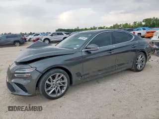 ✅ 2022 Genesis G70 2.0T • VIN: KMTG34TA3NU099576 • Лот: 70091465. Опубликован ранее на Copart с пробегом 71 320 миль. Бесплатный доступ к архиву аукционных продаж из США и подробный отчёт об истории автомобиля на DreamBid. Изображение 1.