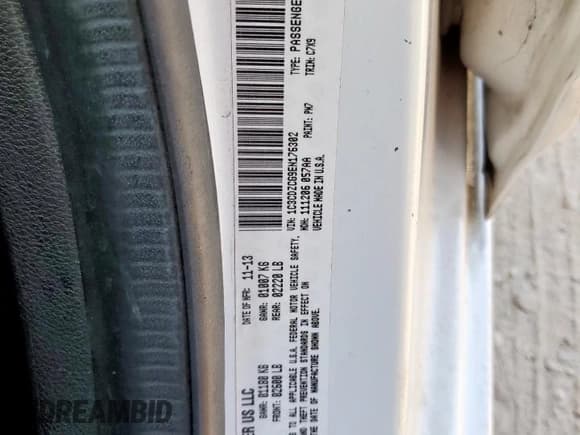 ✅ 2014 Dodge Avenger SXT • VIN: 1C3CDZCG9EN176302 • Lot: 80336345. Listed on Copart with 147,263 mi. Free auction sales archive from the USA and detailed vehicle history report at DreamBid. Image 13.