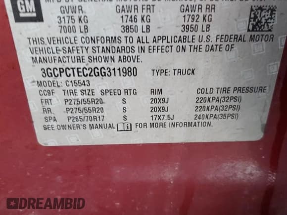 ✅ 2016 Chevrolet Silverado 1500 High Country • VIN: 3GCPCTEC2GG311980 • Lot: 86542674. Wystawiony na Copart z przebiegiem 135 794 mil. Bezpłatny archiwum sprzedaży aukcyjnych z USA i szczegółowy raport historii pojazdu na DreamBid. Zdjęcie 12.