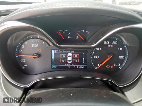 2018 Chevrolet Impala LS with VIN 2G11X5SA1J9146944, listed as a Copart auction lot 62578435 with 134,591 mi miles and Salvage title. Bid and sale history available at DreamBid. Image 9.