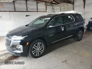 2022 Chevrolet Traverse High Country с VIN 1GNEVNKW4NJ174376, выставлен на аукционе Copart как лот 59945655 с пробегом 14 243 миль миль и Списание • Salvage title. История ставок и продаж доступна на DreamBid. Изображение 1.