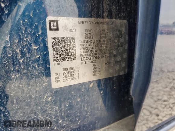 ✅ 2019 Chevrolet Colorado 4WD Z71 • VIN: 1GCGTDEN1K1240088 • Лот: 52294015. Опубликован ранее на Copart с пробегом 100 748 миль. Бесплатный доступ к архиву аукционных продаж из США и подробный отчёт об истории автомобиля на DreamBid. Изображение 15.