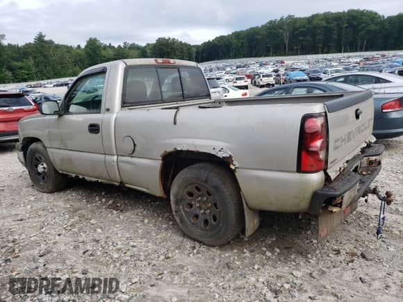 2005 Chevrolet Silverado 1500 Work Truck z VIN 1GCEC14X55Z142602, wystawiony jako Copart lot #65685494 z przebiegiem 103 299 mil mil oraz Czysty tytuł • Clean title. Historia ofert i sprzedaży dostępna na DreamBid. Obrazek 2.