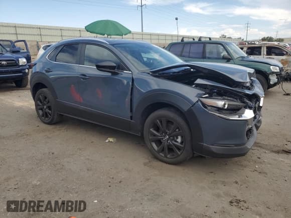 ✅ 2023 Mazda CX-30 S Preferred • VIN: 3MVDMBCMXPM560842 • Lot: 67899715. Listed on Copart with 20,269 mi. Free auction sales archive from the USA and detailed vehicle history report at DreamBid. Image 4.