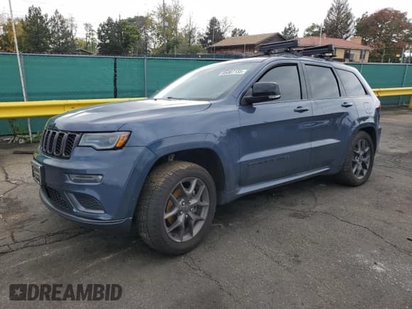 ✅ 2020 Jeep Grand Cherokee Limited X • VIN: 1C4RJFBG7LC424473 • Лот: 85007155. Опубликован ранее на Copart с пробегом 79 764 миль. Бесплатный доступ к архиву аукционных продаж из США и подробный отчёт об истории автомобиля на DreamBid. Изображение 1.
