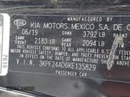 ✅ 2019 Kia Forte LXS • VIN: 3KPF24AD6KE135829 • Лот: 43020499. Опубликован ранее на IAAI с пробегом 109 375 миль. Бесплатный доступ к архиву аукционных продаж из США и подробный отчёт об истории автомобиля на DreamBid. Изображение 9.