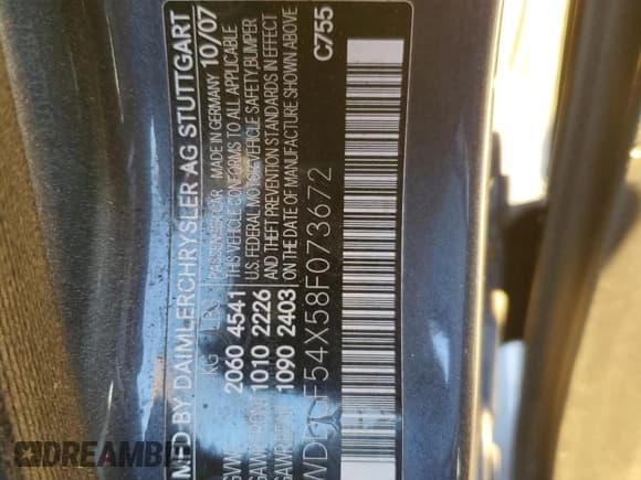 ✅ 2008 Mercedes-Benz C 300 Sport • VIN: WDDGF54X58F073672 • Lot: 85910135. Wystawiony na Copart z przebiegiem 201 886 mil. Bezpłatny archiwum sprzedaży aukcyjnych z USA i szczegółowy raport historii pojazdu na DreamBid. Zdjęcie 13.