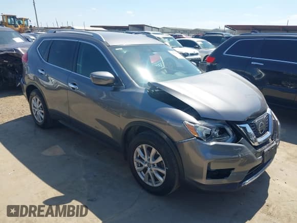 ✅ 2017 Nissan Rogue S • VIN: 5N1AT2MT8HC839220 • Lot: 43158170. Listed on IAAI with 65,009 mi. Free auction sales archive from the USA and detailed vehicle history report at DreamBid. Image 1.