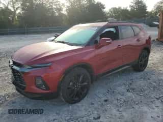 2019 Chevrolet Blazer RS with VIN 3GNKBJRS1KS700707, listed as a Copart auction lot 66294914 with 87,387 mi miles and Salvage title. Bid and sale history available at DreamBid. Image 1.