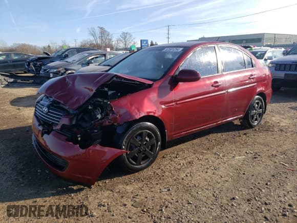 ✅ 2008 Hyundai Accent GLS • VIN: KMHCN46C78U267143 • Лот: 82581254. Опубликован ранее на Copart с пробегом 108 262 миль. Бесплатный доступ к архиву аукционных продаж из США и подробный отчёт об истории автомобиля на DreamBid. Изображение 1.
