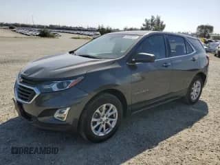 2019 Chevrolet Equinox LT z VIN 3GNAXUEVXKL129937, wystawiony jako Copart lot #84450375 z przebiegiem 105 080 mil mil oraz Szkoda całkowita • Salvage title. Historia ofert i sprzedaży dostępna na DreamBid. Obrazek 1.