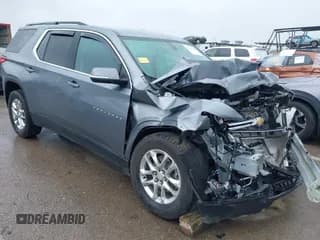 ✅ 2021 Chevrolet Traverse LT Cloth • VIN: 1GNEVGKW7MJ181364 • Lot: 42463738. Wystawiony na IAAI z przebiegiem 72 526 mil. Bezpłatny archiwum sprzedaży aukcyjnych z USA i szczegółowy raport historii pojazdu na DreamBid. Zdjęcie 1.