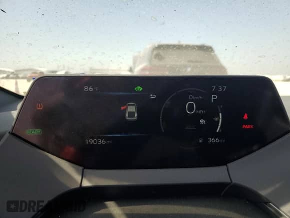 2024 Toyota Prius LE with VIN JTDACAAU2R3015727, listed as a Copart auction lot 86807445 with 19,036 mi miles and Salvage title. Bid and sale history available at DreamBid. Image 9.