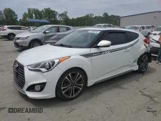 ✅ 2016 Hyundai Veloster Turbo • VIN: KMHTC6AE8GU302474 • Lot: 57508245. Wystawiony na Copart z przebiegiem 71 450 mil. Bezpłatny archiwum sprzedaży aukcyjnych z USA i szczegółowy raport historii pojazdu na DreamBid. Zdjęcie 1.