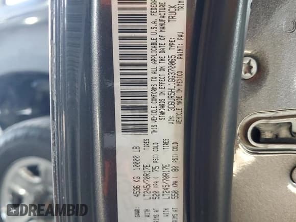 ✅ 2016 Ram 2500 Tradesman • VIN: 3C6UR5HL1GG370065 • Lot: 91435845. Wystawiony na Copart z przebiegiem 164 189 mil. Bezpłatny archiwum sprzedaży aukcyjnych z USA i szczegółowy raport historii pojazdu na DreamBid. Zdjęcie 12.