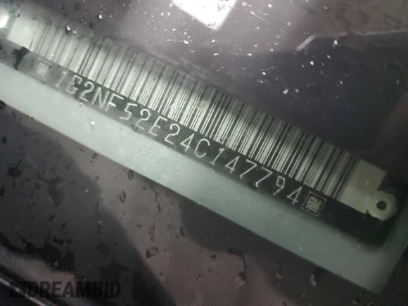 ✅ 2004 Pontiac Grand Am SE1 • VIN: 1G2NF52E24C147794 • Lot: 91860165. Listed on Copart with 125,874 mi. Free auction sales archive from the USA and detailed vehicle history report at DreamBid. Image 12.