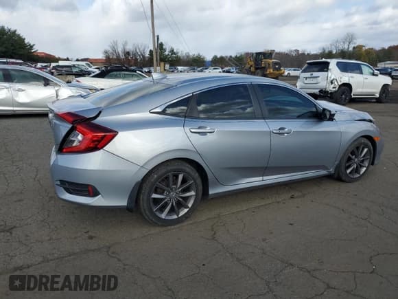 ✅ 2019 Honda Civic EX-L • VIN: 19XFC1F76KE016659 • Lot: 92358945. Listed on Copart with 87,595 mi. Free auction sales archive from the USA and detailed vehicle history report at DreamBid. Image 3.