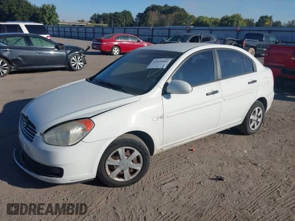 2007 Hyundai Accent GLS with VIN KMHCN46C37U089942, listed as a IAAI auction lot 43439882 with 117,698 mi miles and . Bid and sale history available at DreamBid. Image 2.