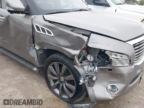 ✅ 2013 Infiniti QX56 • VIN: JN8AZ2NFXD9550427 • Lot: 41335684. Listed on IAAI with 175,854 mi. Free auction sales archive from the USA and detailed vehicle history report at DreamBid. Image 6.