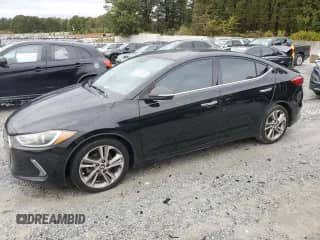 2017 Hyundai Elantra SE with VIN 5NPD84LF7HH054024, listed as a Copart auction lot 90124995 with 119,109 mi miles and Clean title. Bid and sale history available at DreamBid. Image 1.