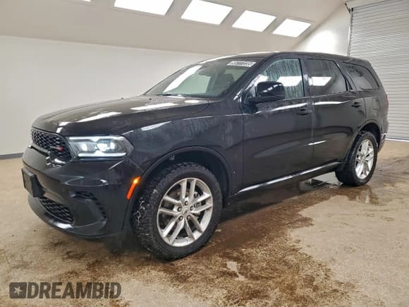 ✅ 2025 Dodge Durango GT • VIN: 1C4RDJDG9SC554325 • Лот: 95777235. Опубликован ранее на Copart с пробегом 5 616 миль. Бесплатный доступ к архиву аукционных продаж из США и подробный отчёт об истории автомобиля на DreamBid. Изображение 1.