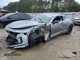 2023 Chevrolet Camaro 2LT with VIN 1G1FD1RX0P0152447, listed as a Copart auction lot 52961105 with 12,268 mi miles and Salvage title. Bid and sale history available at DreamBid. Image 1.