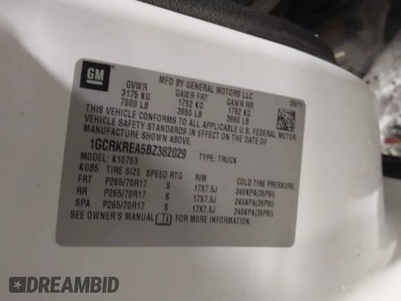 ✅ 2011 Chevrolet Silverado 1500 LS • VIN: 1GCRKREA5BZ382029 • Lot: 42336307. Wystawiony na IAAI z przebiegiem 157 883 mil mil. Skorzystaj z bezpłatnego archiwum sprzedaży aukcyjnych z USA i zobacz szczegółowy raport historii pojazdu na DreamBid. Zdjęcie 9.