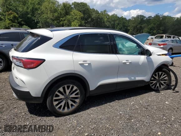 ✅ 2020 Ford Escape Titanium Hybrid • VIN: 1FMCU9DZ5LUA94612 • Лот: 70370925. Опубликован ранее на Copart с пробегом Не указан. Бесплатный доступ к архиву аукционных продаж из США и подробный отчёт об истории автомобиля на DreamBid. Изображение 3.