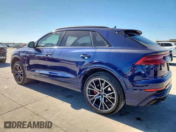 ✅ 2020 Audi Q8 Prestige • VIN: WA1FVAF10LD002307 • Lot: 92702905. Listed on Copart with 58,109 mi. Free auction sales archive from the USA and detailed vehicle history report at DreamBid. Image 2.
