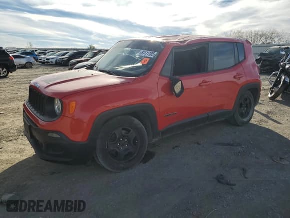✅ 2018 Jeep Renegade Sport • VIN: ZACCJBAB6JPH85559 • Lot: 91111105. Wystawiony na Copart z przebiegiem 151 485 mil. Bezpłatny archiwum sprzedaży aukcyjnych z USA i szczegółowy raport historii pojazdu na DreamBid. Zdjęcie 1.