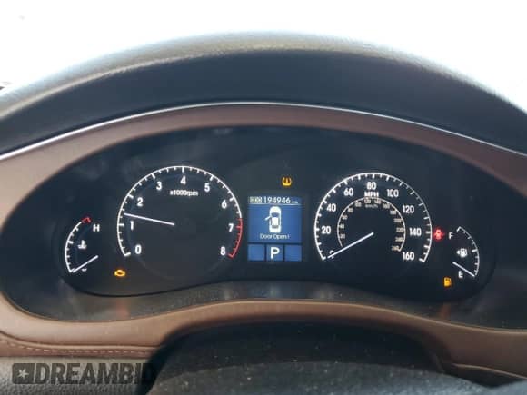 2012 Hyundai Genesis 3.8L with VIN KMHGC4DDXCU152760, listed as a Copart auction lot 74691104 with 194,946 mi miles and Salvage title. Bid and sale history available at DreamBid. Image 9.