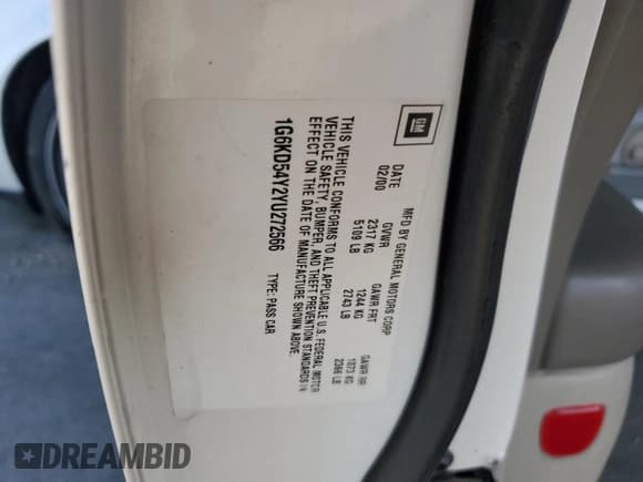 ✅ 2000 Cadillac DeVille • VIN: 1G6KD54Y2YU272566 • Lot: 70886454. Listed on Copart with 152,690 mi. Free auction sales archive from the USA and detailed vehicle history report at DreamBid. Image 14.