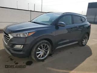 2020 Hyundai Tucson Ultimate z VIN KM8J3CAL5LU213881, wystawiony jako Copart lot #70758155 z przebiegiem 194 598 mil mil oraz Czysty tytuł • Clean title. Historia ofert i sprzedaży dostępna na DreamBid. Obrazek 1.