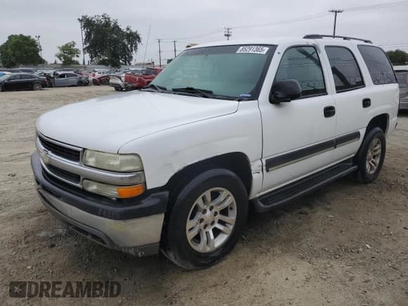 ✅ 2003 Chevrolet Tahoe LS • VIN: 1GNEC13V93R223932 • Lot: 85291365. Listed on Copart with Not provided. Free auction sales archive from the USA and detailed vehicle history report at DreamBid. Image 1.